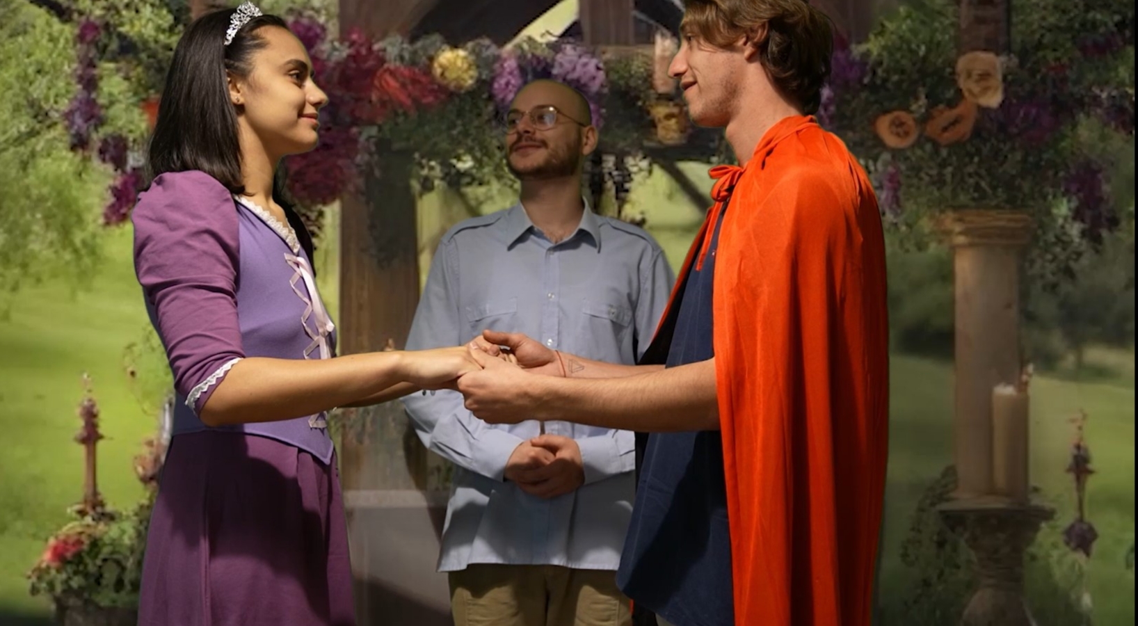 Video con sfondo IA differente